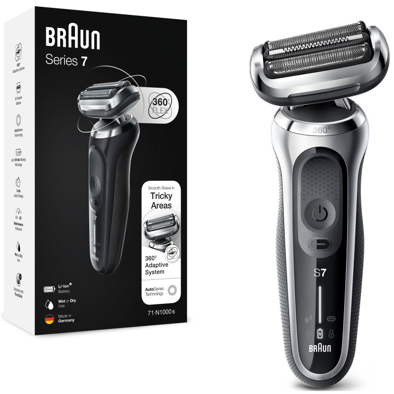 Електробритва BRAUN Series 7 71-S1000s SILVER/BLACK
