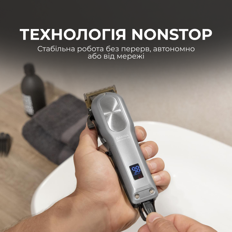 Машинка для стрижки Cecotec Bamba PrecisionCare ProClipper Titanium Go CCTC-04218 (8435484042185)