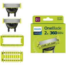 Змінні леза Philips OneBlade 360 QP624/50 з насадками для тіла 2 шт