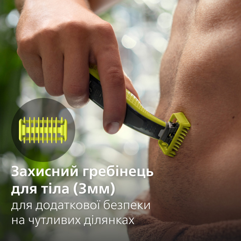 Змінні леза Philips OneBlade 360 QP624/50 з насадками для тіла 2 шт