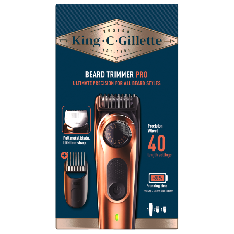 Тример Gillette King C. Beard Trimmer Pro (8700216659659)