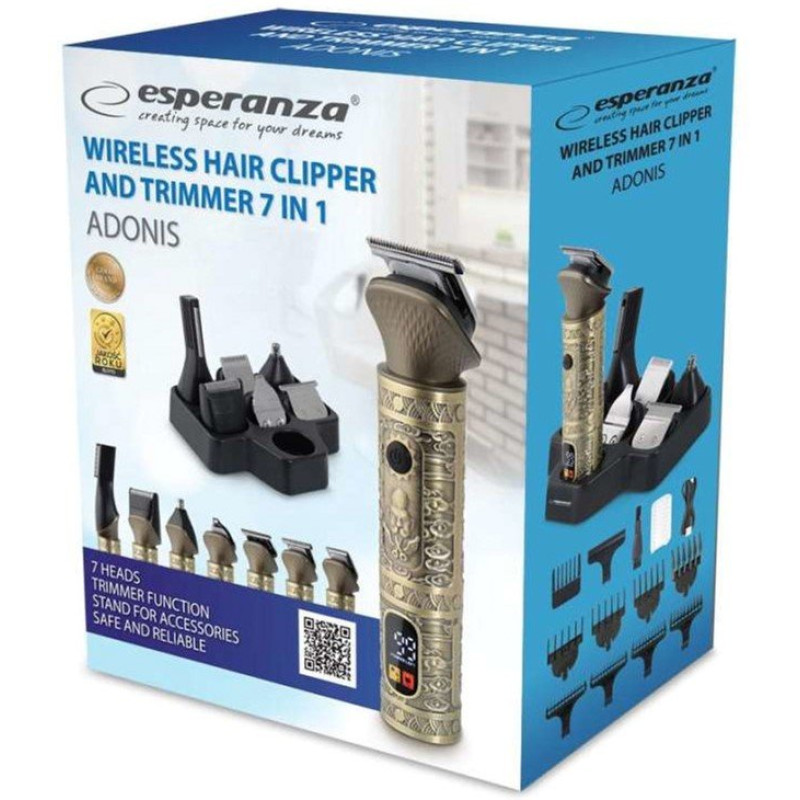 Машинка для стрижки Esperanza EBC006 HairClipper+7-IN-1Trim