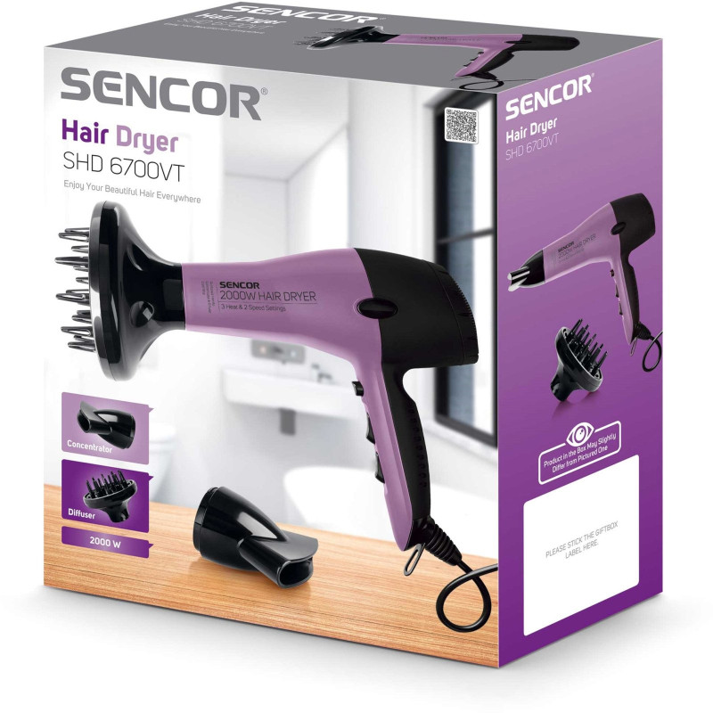 Фен SENCOR SHD 6700VT