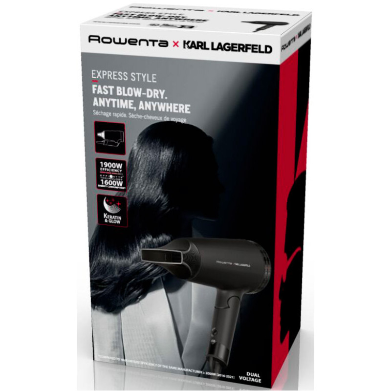 Фен Rowenta Express Style Karl Lagerfeld CV184LF0