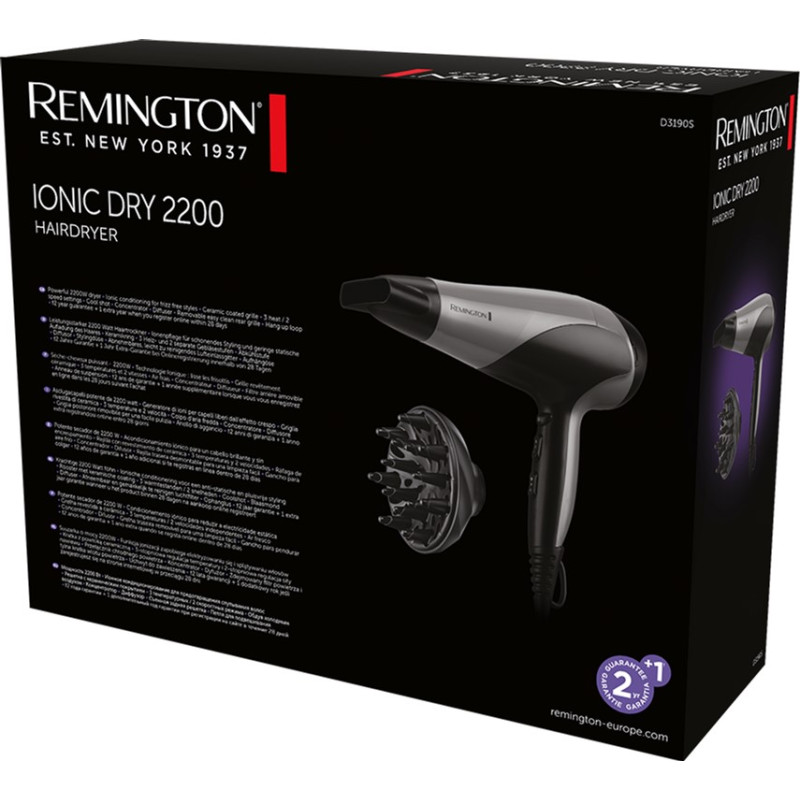 Фен Remington D3190S IONIC DRY