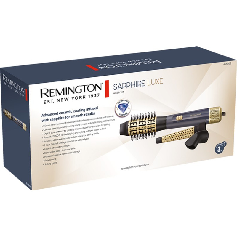 Фен-щітка REMINGTON AS5805 Sapphire Luxe Air Styler