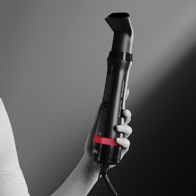 Rowenta x KARL LAGERFELD Express Style Fan Brush CF635LF0