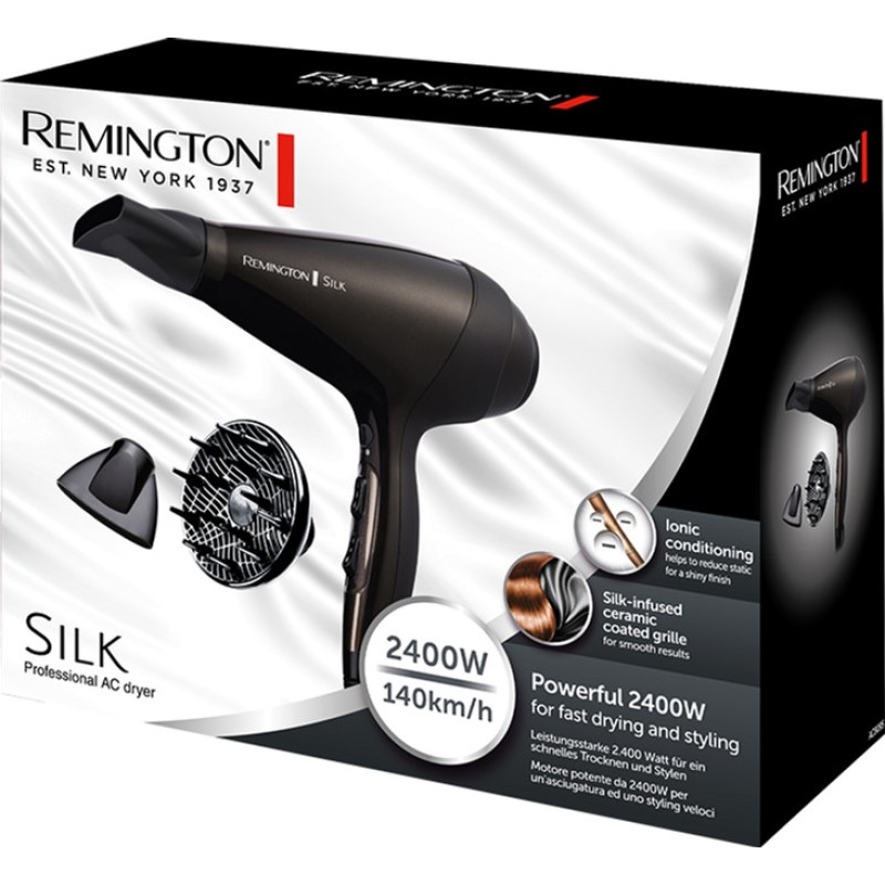 Фен Remington Silk AC9095 Brown