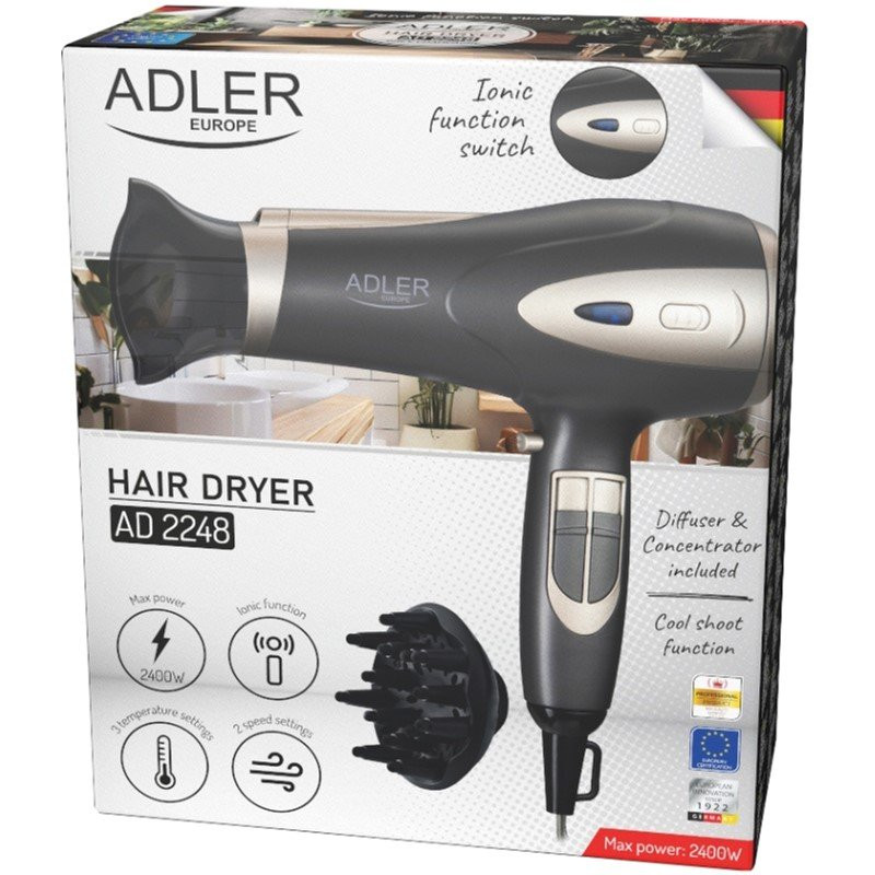 Фен Adler AD 2248 grey champane