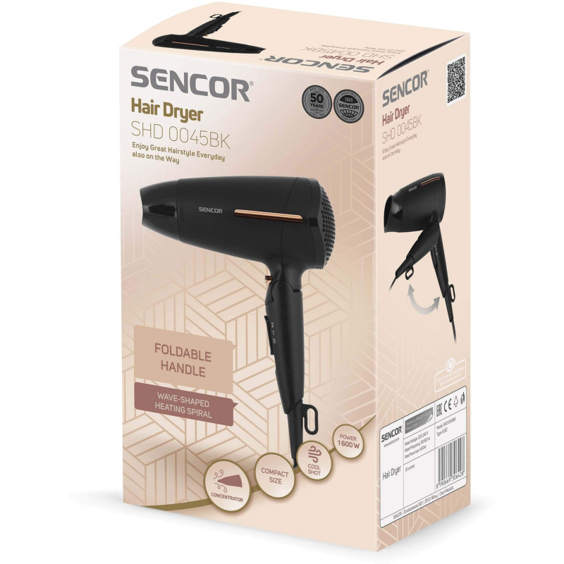 Фен Sencor SHD 0045BK