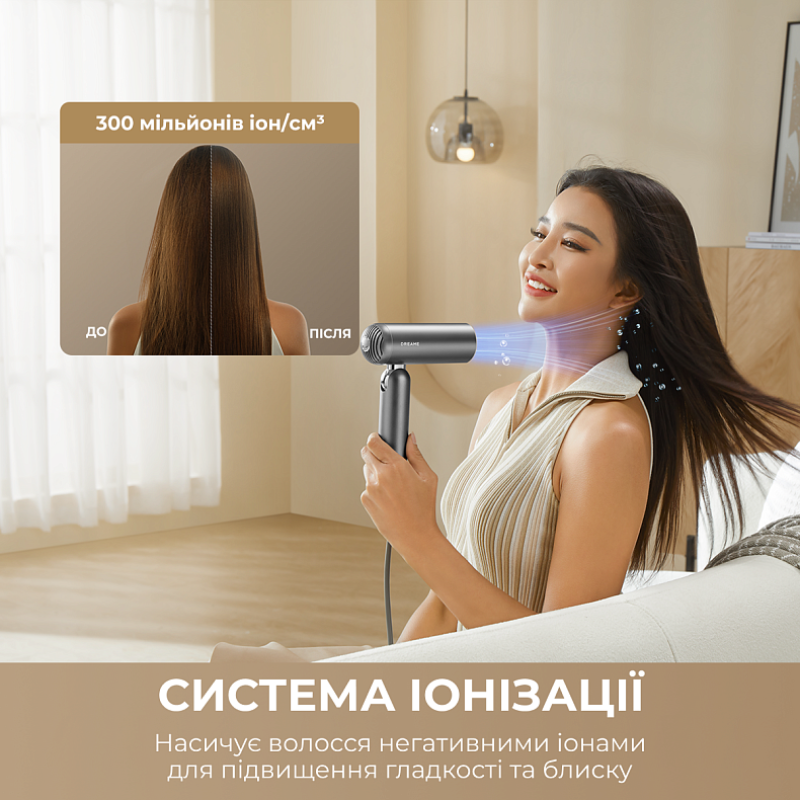 Фен Dreame Pocket Pro 3in1 Titanium (AHD51PRO_T)