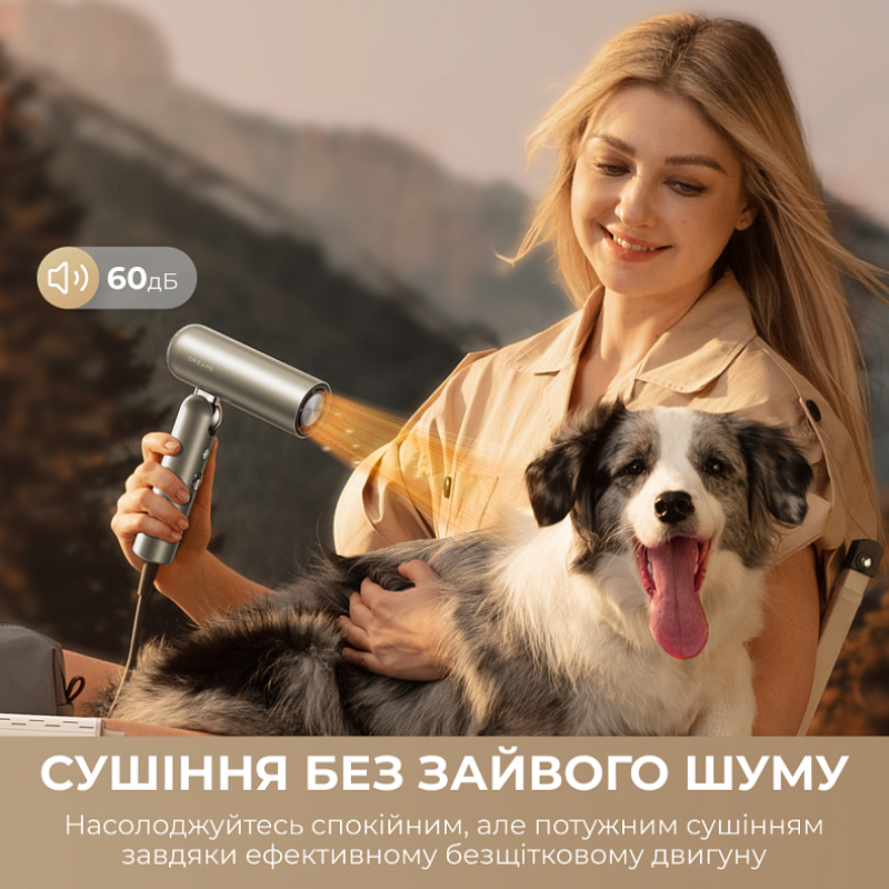 Фен Dreame Pocket Pro 3in1 Titanium (AHD51PRO_T)