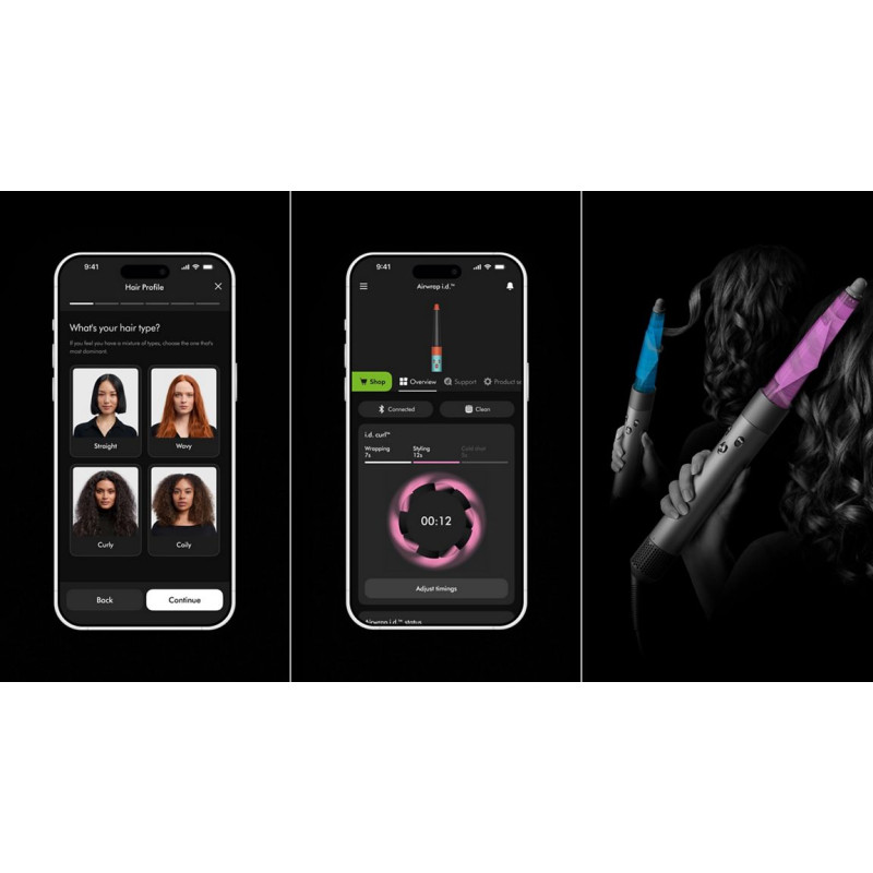 Мультистайлер Dyson Airwrap I.D. HS08 Straight with Wavy T1/T2 Red Velvet/Gold (596926-01)