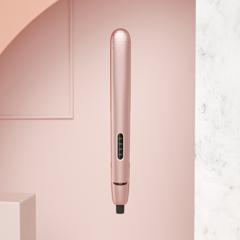 Випрямляч Enchen Enrollor Hair Curling Iron Pink