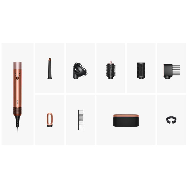 Мультистайлер Dyson Airwrap I.D. HS08 T3/T4 Curly+Coily Amber Silk (142899-01)