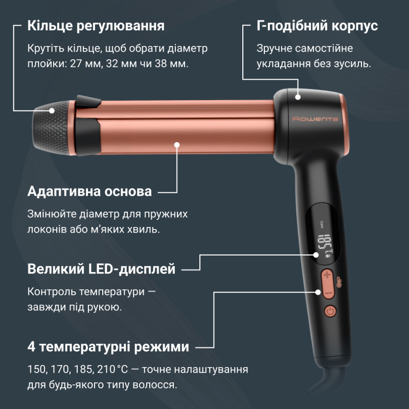 Стайлер Rowenta Twist Curl CF4620E0
