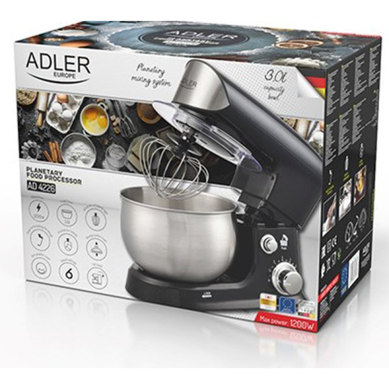 Міксер Adler AD 4226 black