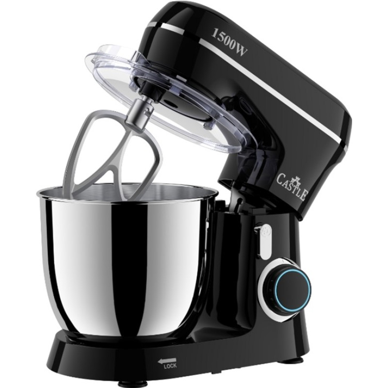 Міксер CASTLE CM-01B тістоміс (1500Вт, чорний)