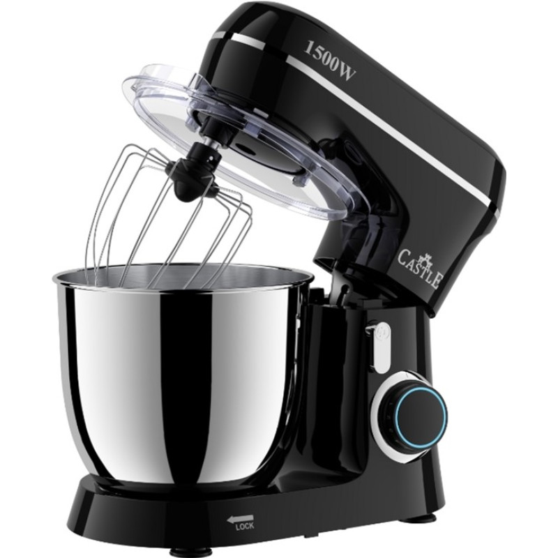 Міксер CASTLE CM-01B тістоміс (1500Вт, чорний)