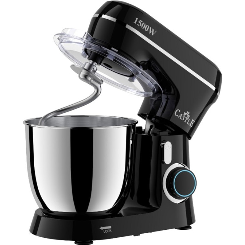 Міксер CASTLE CM-01B тістоміс (1500Вт, чорний)
