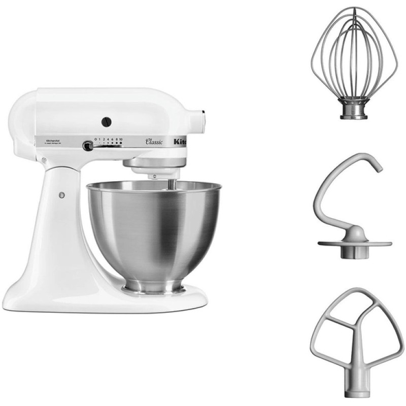 Планетарний міксер KitchenAid CLASSIC 5K45SSEWH