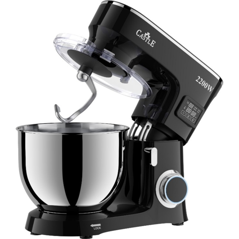 Міксер CASTLE CM-03B тістоміс (2200Вт, чорний)