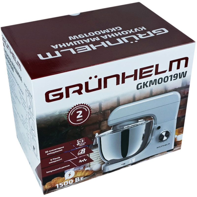 Планетарний міксер GRUNHELM GKM0019W