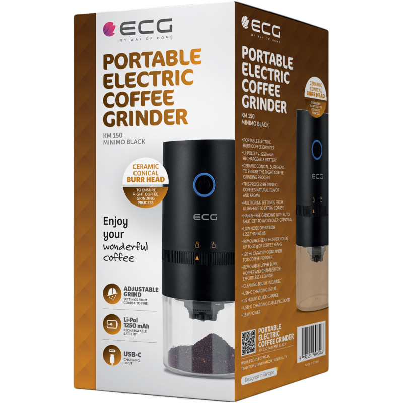 Кавоварка ECG KM 150 Minimo Black