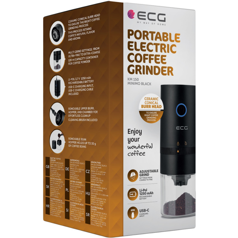 Кавоварка ECG KM 150 Minimo Black