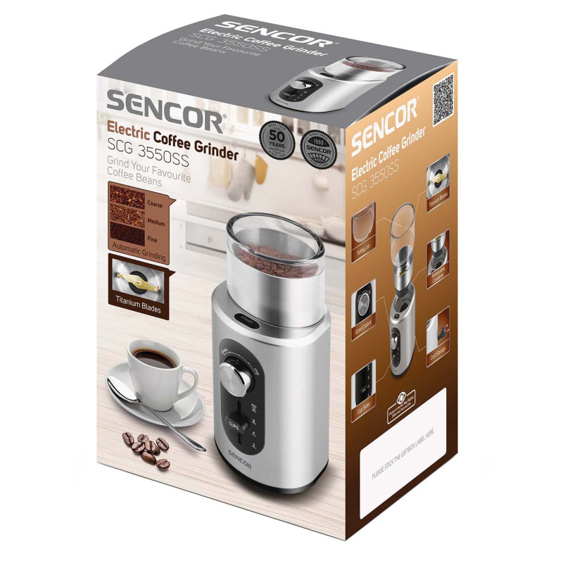 Кавомолка Sencor SCG 3550SS