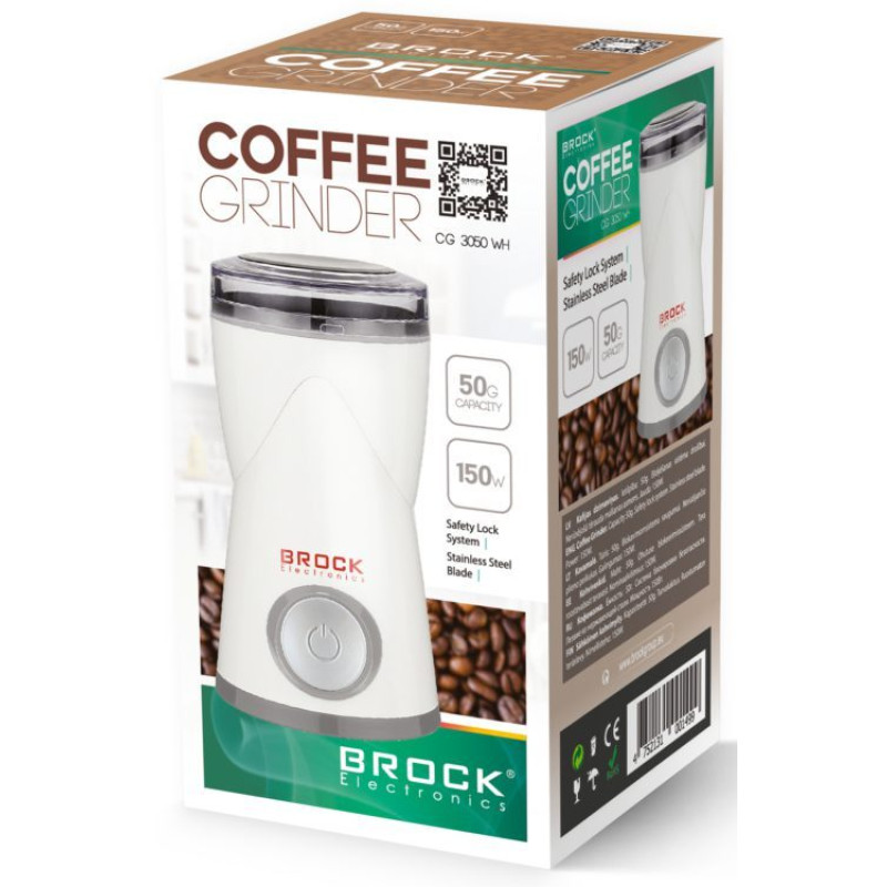 Кавомолка BROCK CG 3050 WH