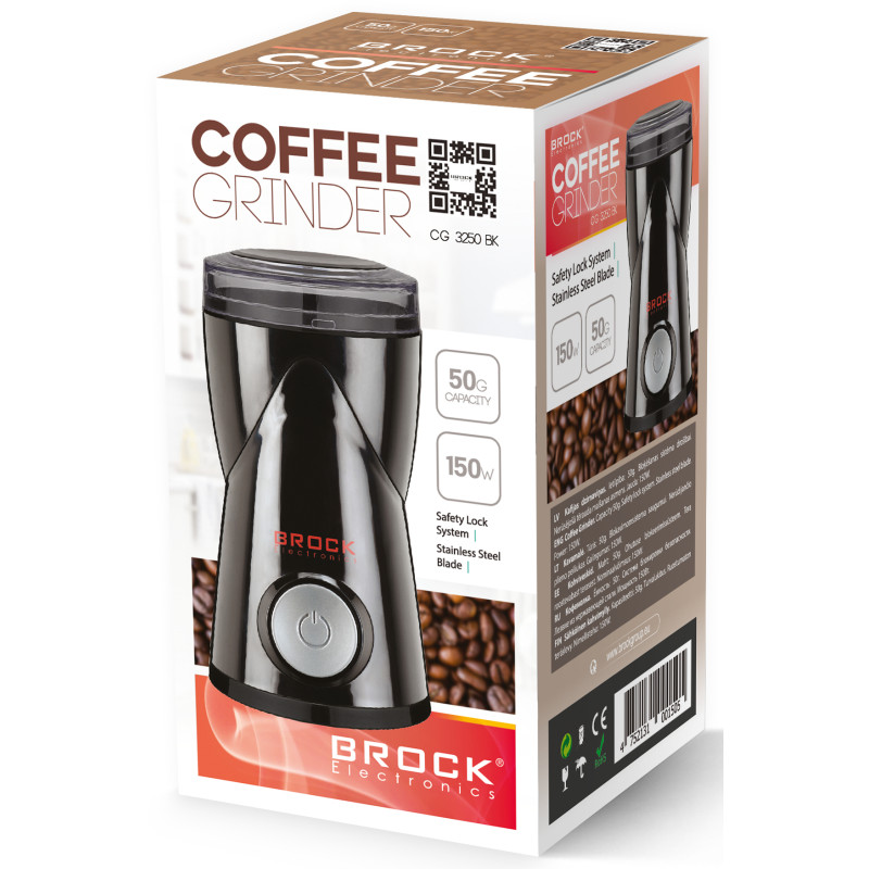 Кавомолка BROCK CG 3250 BK 
