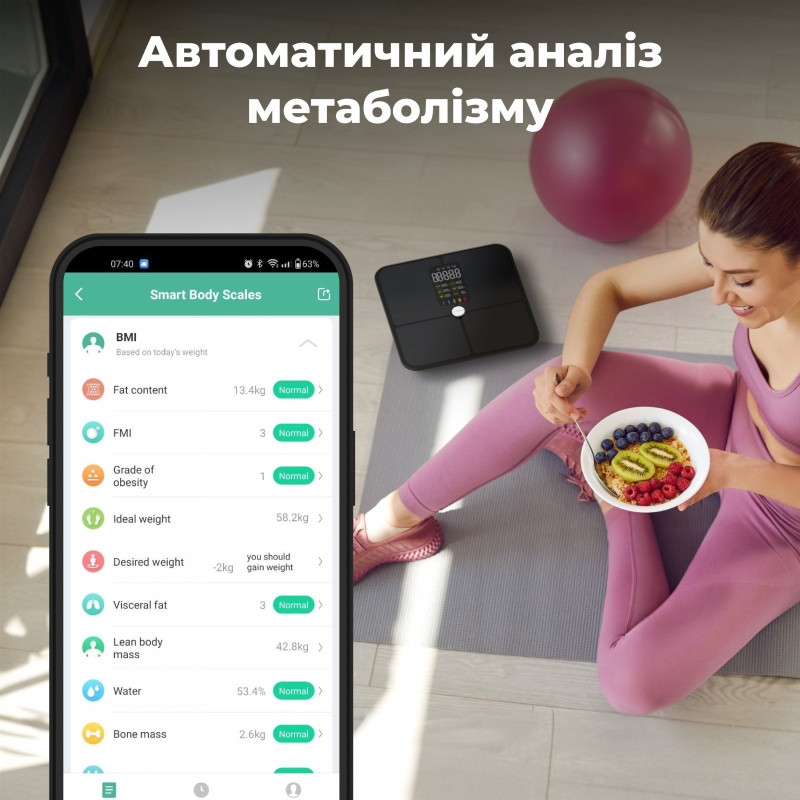 Ваги для підлоги AENO BS2S (ABS0002S)