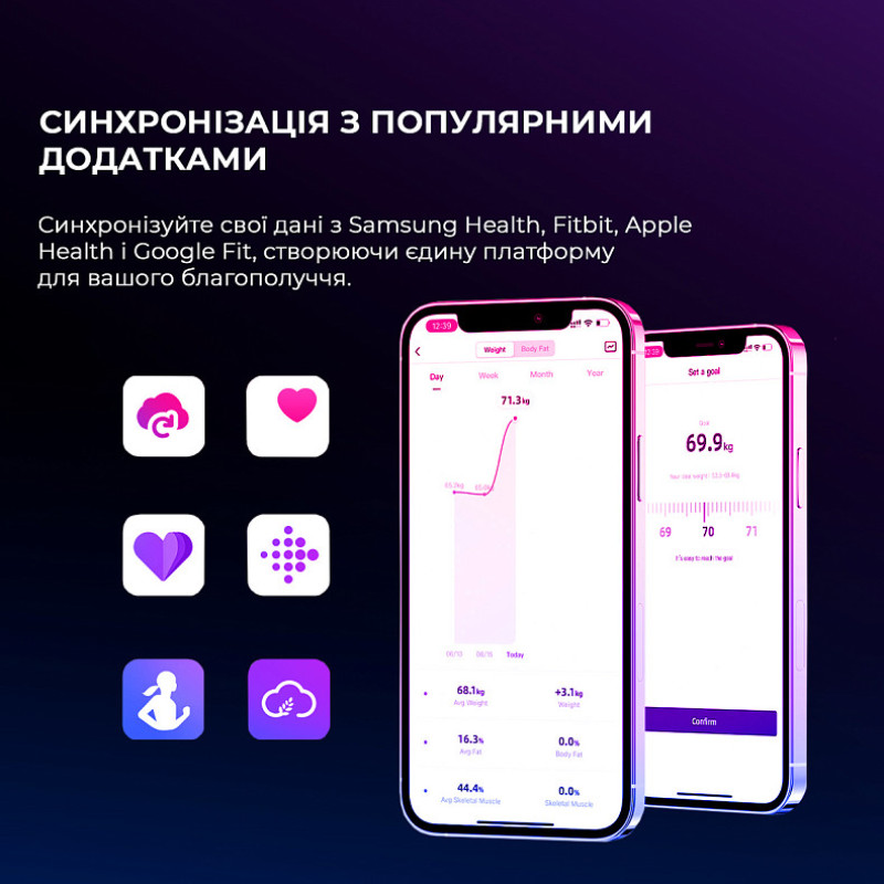 Смарт-ваги Yunmai X Smart Scale (YMBS-M268)