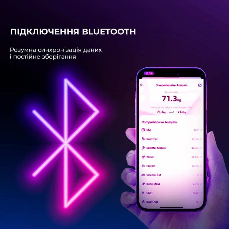 Ваги для підлоги Yunmai Pro Black (M1806CH-BK)