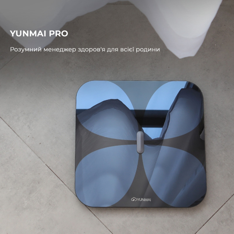 Ваги для підлоги Yunmai Pro Black (M1806CH-BK)
