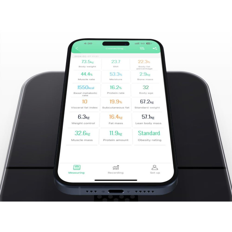 Ваги для підлоги OYEET BS-OY02 DARK GREY