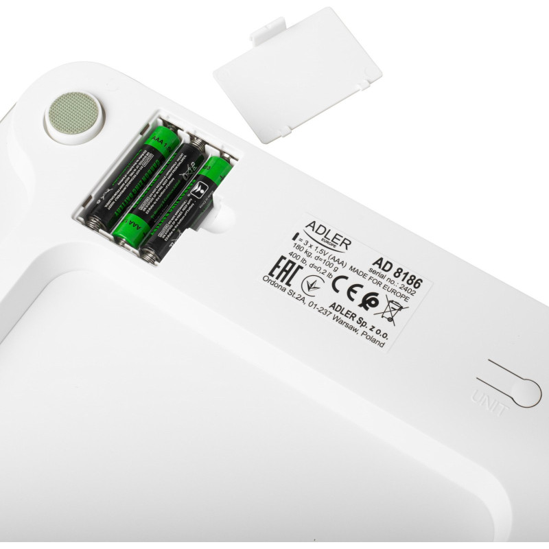 Ваги для підлоги Adler AD 8186 white