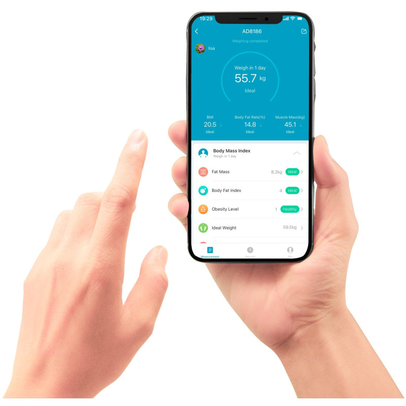 Ваги для підлоги Adler AD 8186 white