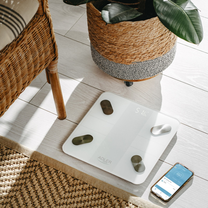 Ваги для підлоги Adler AD 8186 white