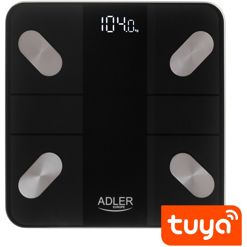 Ваги для підлоги Adler AD 8186 black