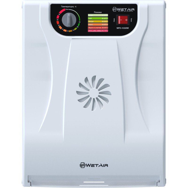 Сушка фруктів та овочів WETAIR WFD-K600W