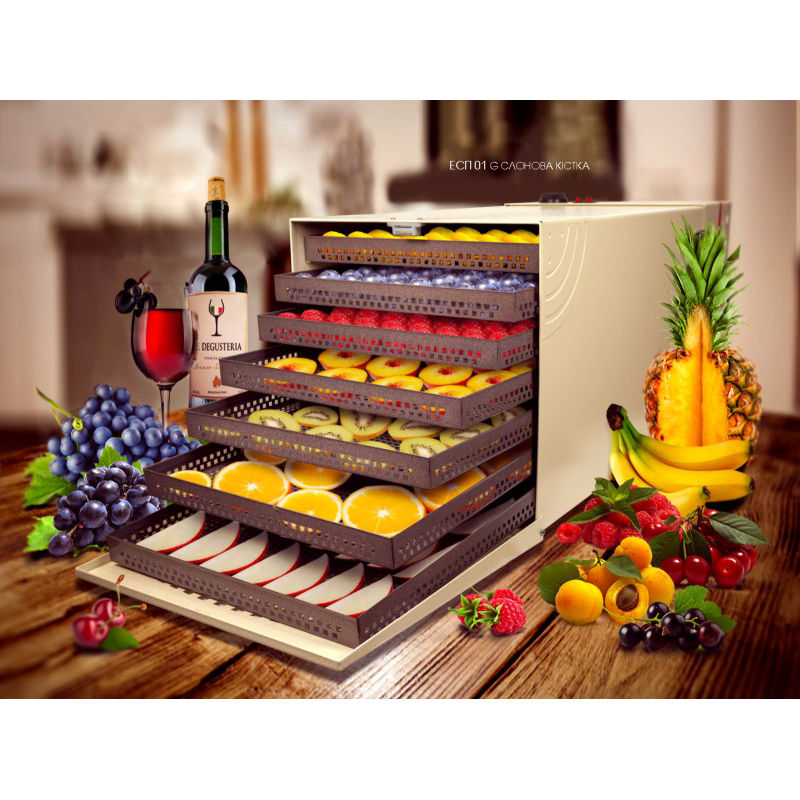 Сушка для фруктів Profit M ЕСП-01G (45л) слонова кістка