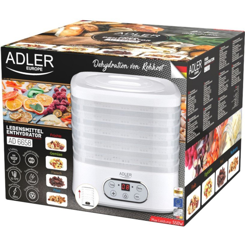 Сушка для фруктів та овочів Adler AD 6658