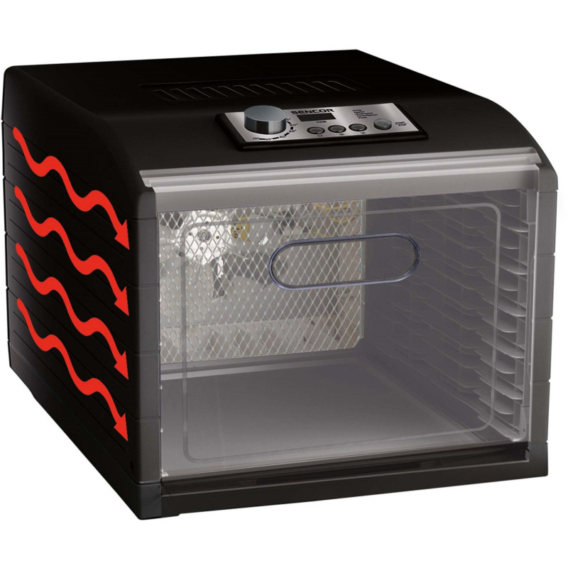 Сушка фруктів та овочів Sencor SFD 6601BK