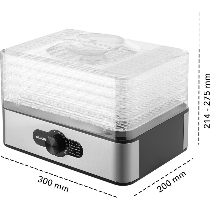 Сушка фруктів та овочів Sencor SFD 950SS