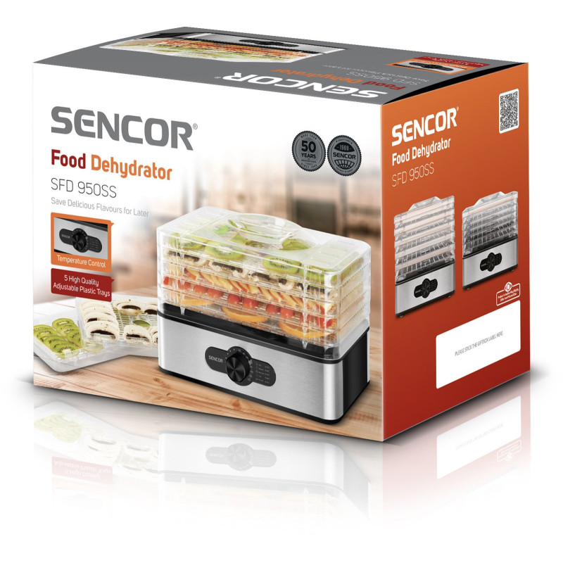 Сушка фруктів та овочів Sencor SFD 950SS