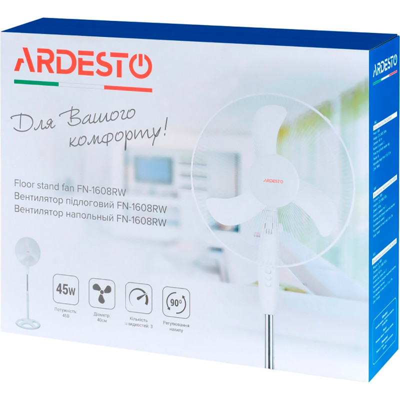  Вентилятор Ardesto FN-1608RW