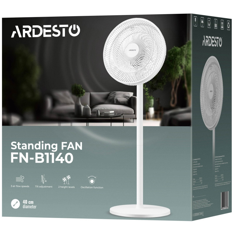 Вентилятор Ardesto FN-B1140