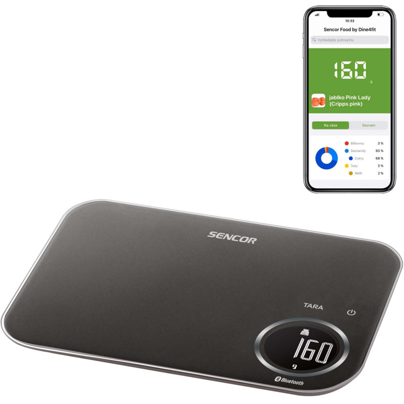Ваги кухонні Sencor SKS 7178BK